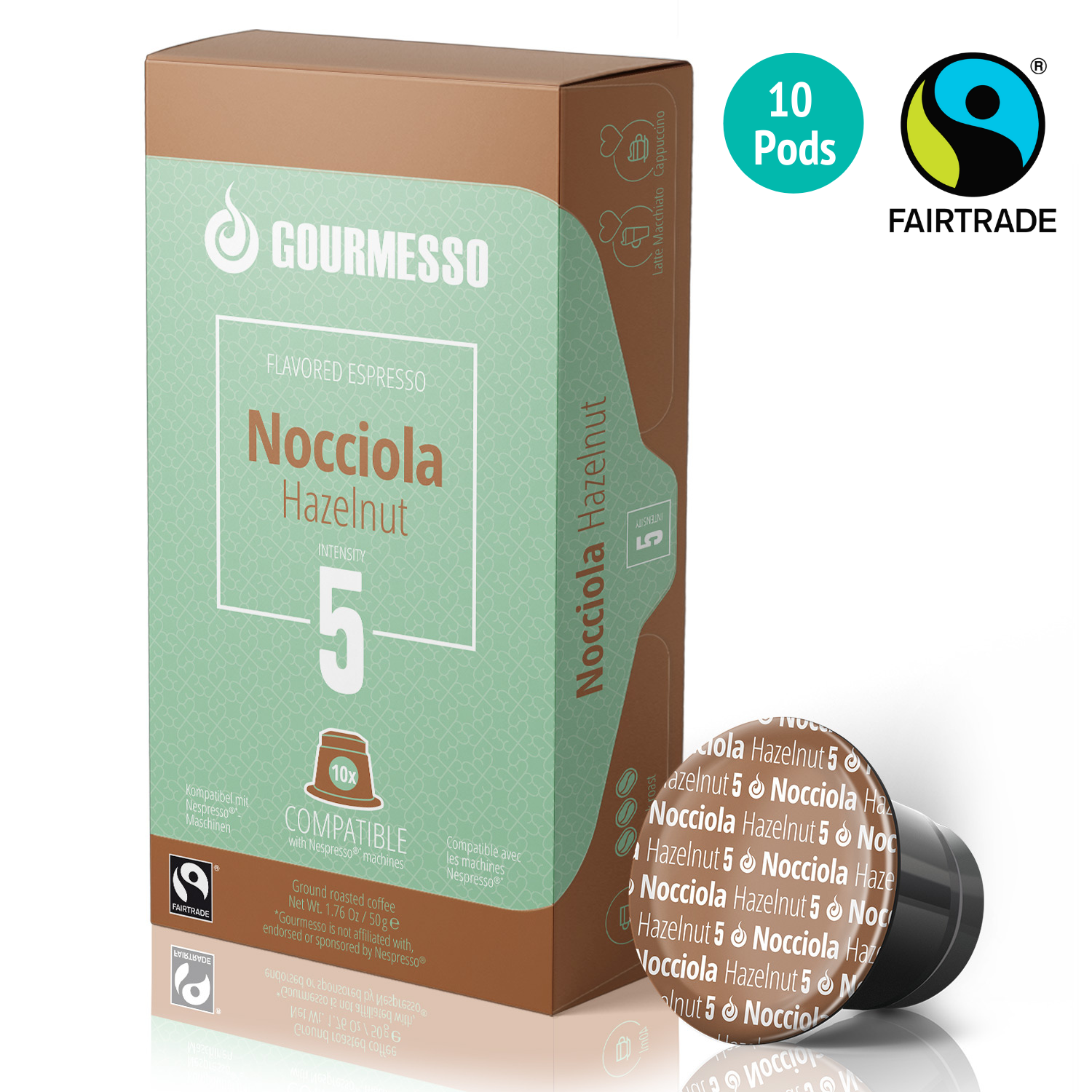 Image of Hazelnut Espresso - Fairtrade - 10ct