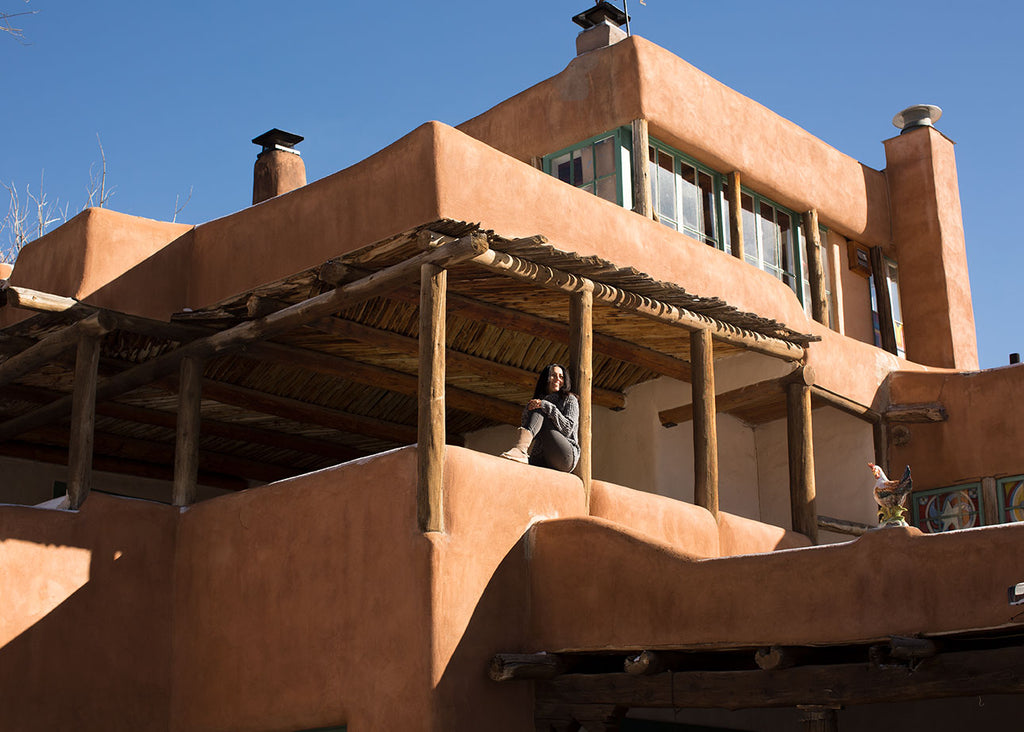 An artists retreat at the historic Mabel Dodge Luhan House in Taos, New Mexico