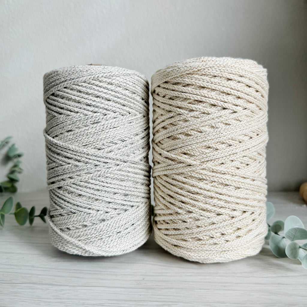 Premium Braided Cotton Cord 3mm (100 m)  Macrame rope, Crochet cord –  Flora Street Atelier