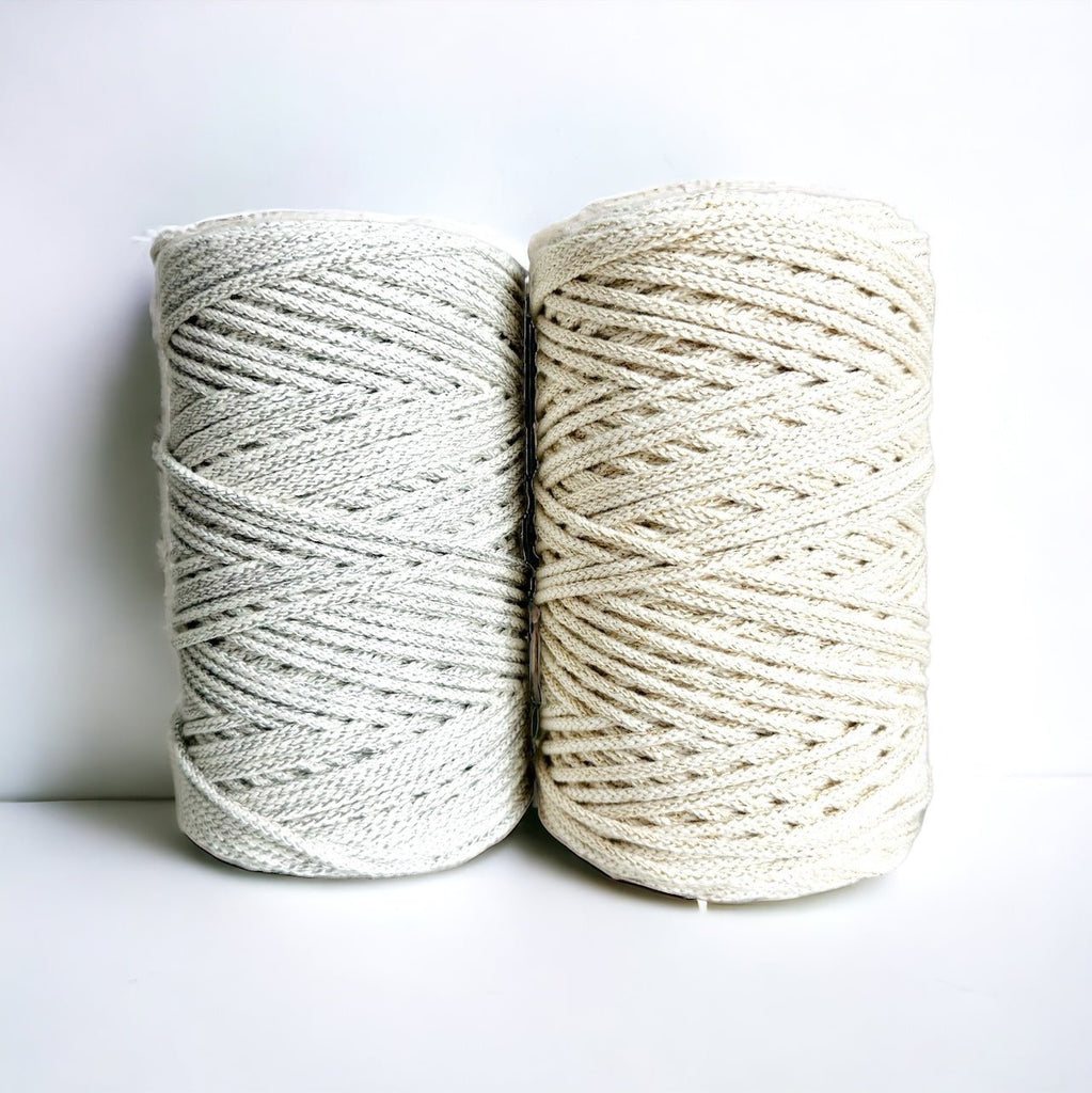 braided cord - cotton braided rope diamond style 10mm natural white for  macrame bag artisan designer - AliExpress