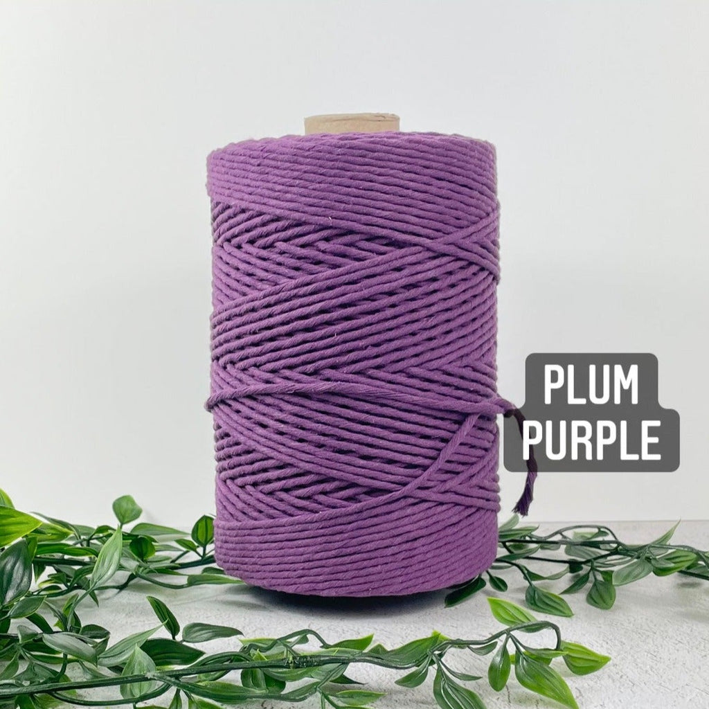 2mm Cotton Cord 1000 Feet - 2Ply String for Macrame, Craft, and Crochet Lavender by Modern Macramé