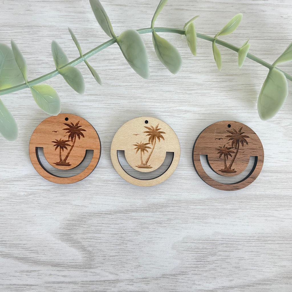 Wildlife Macrame Earring Blanks | Wooden Earring Blanks | Macrame | All for Knotting Walnut / Moose