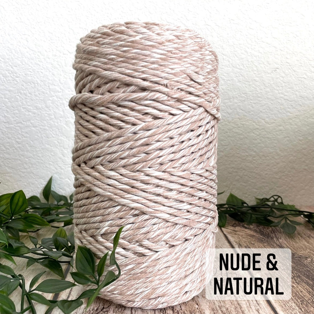 2mm Macrame Cord SUPREME 100% Premium COMBED Cotton Natural Non-toxic Dyes  Single Strand Cotton String Coloured Macrame Rope 