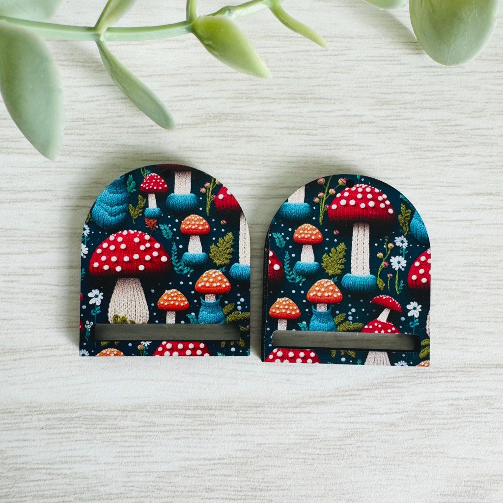 MUSHIES 2, Wood Earring Blanks 2024