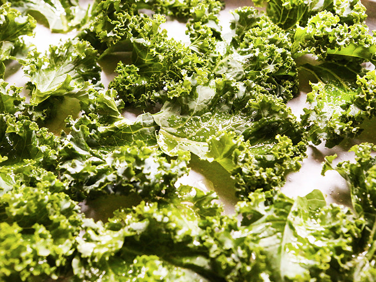 Crispy kale chips