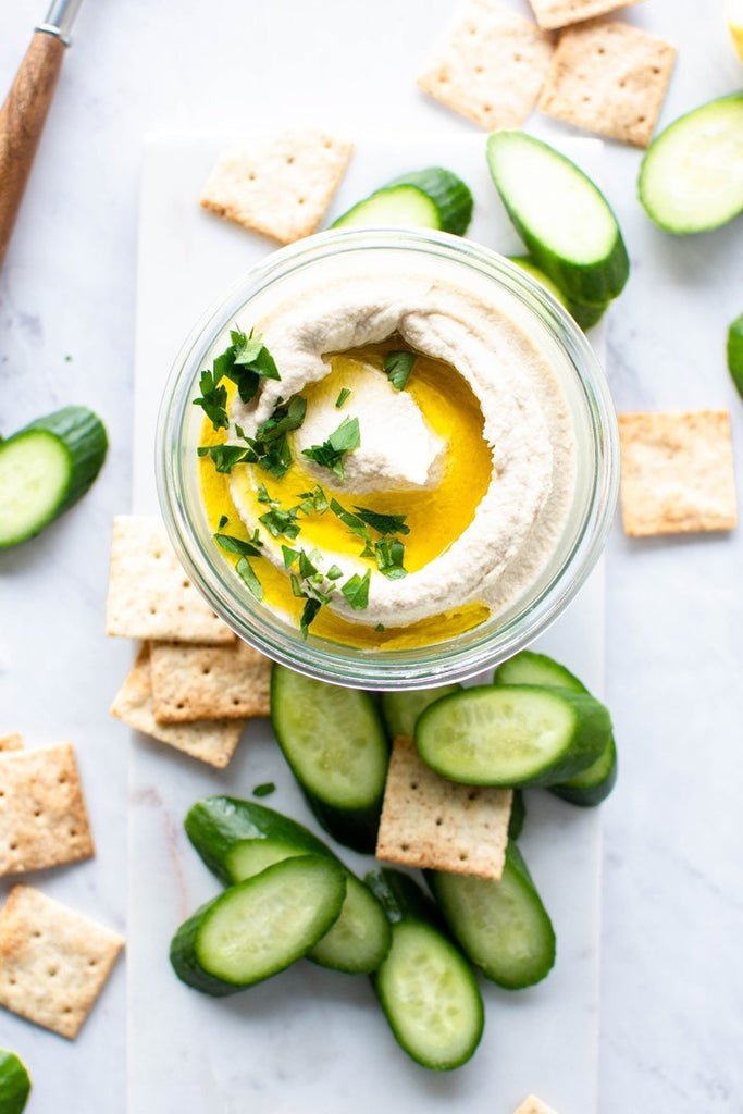 Easy Keto Snack Idea: Cauliflower Hummus