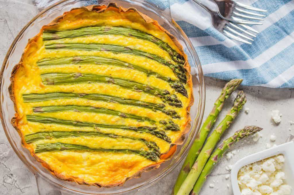 Breakfast for a Crowd: Asparagus Quiche