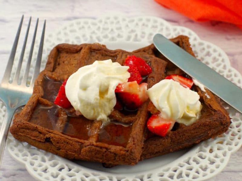 Weight Watchers breakfast waffles