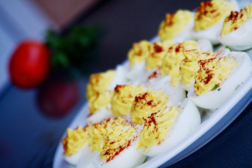 Low carb snacks on the go: Deviled eggs