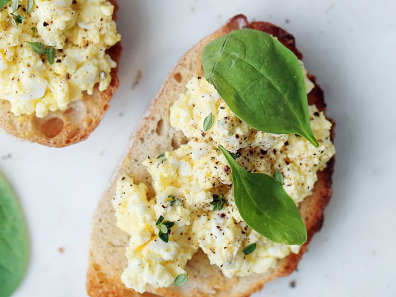 Diabetic breakfast egg salad