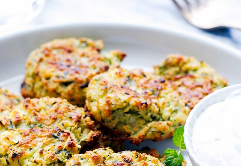 100-calorie meals: zucchini fritters