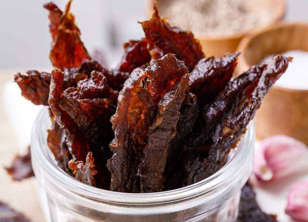 High-protein snacks: Beef jerky