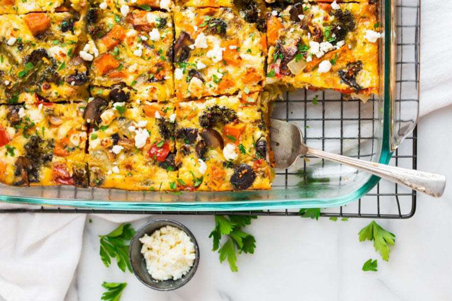 Breakfast for a Crowd: Vegetarian Casserole