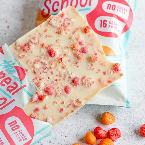 High-Protein Desserts: White Chocolate Bark