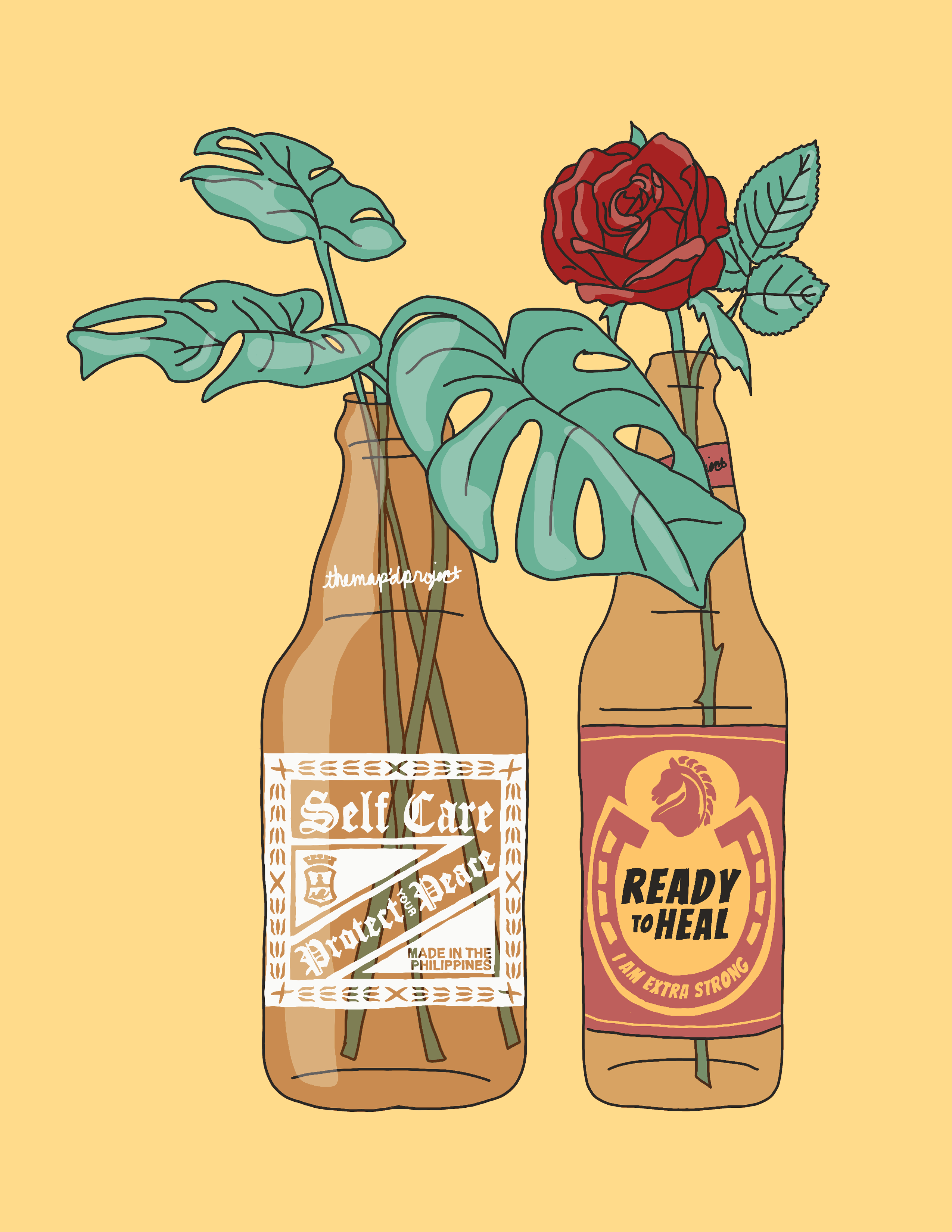 Self Care Cheers 8x10 Giclee Print