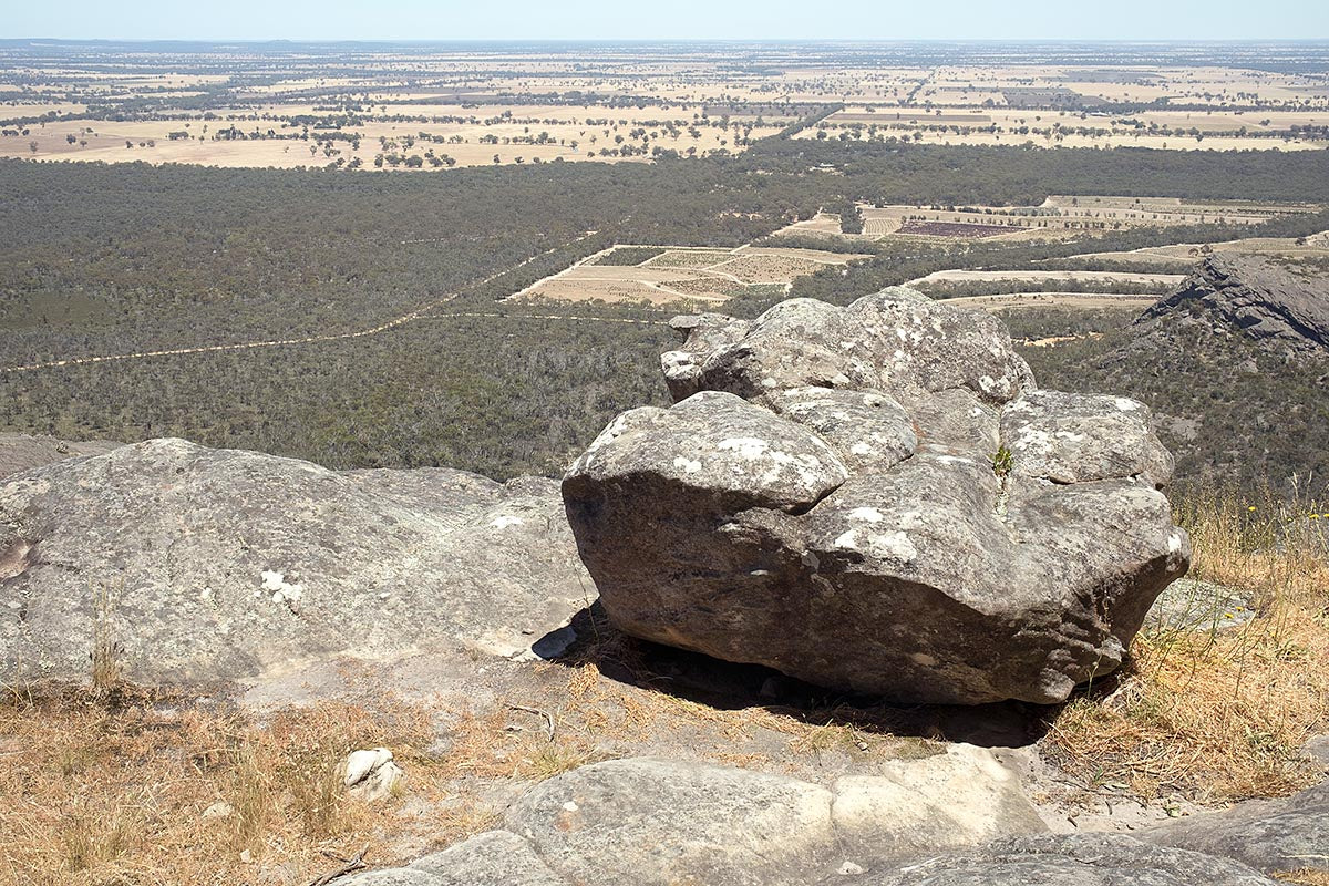 Views from Mt Stapylton, Grampians National Park.