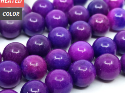 Dyed Sugilite beads