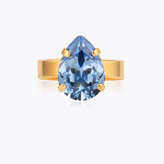 Caroline Svedbom - Mini Drop Ring Light Sapphire Gold