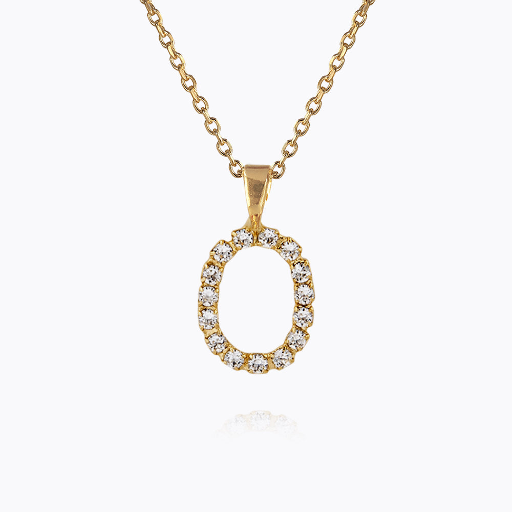 Initial sales necklace o