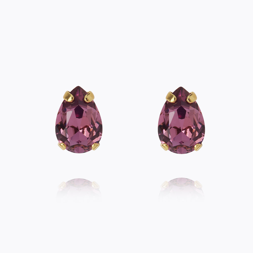 Petite Drop Earrings / Crystal – Caroline Svedbom Jewelry