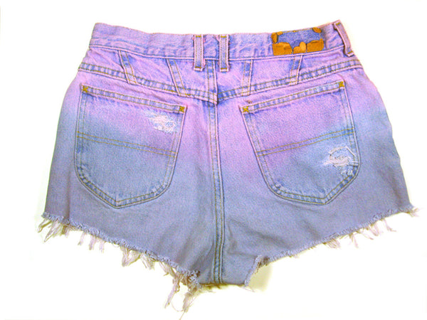 Dip dyed Studded Vintage Shorts – Created by Fortune