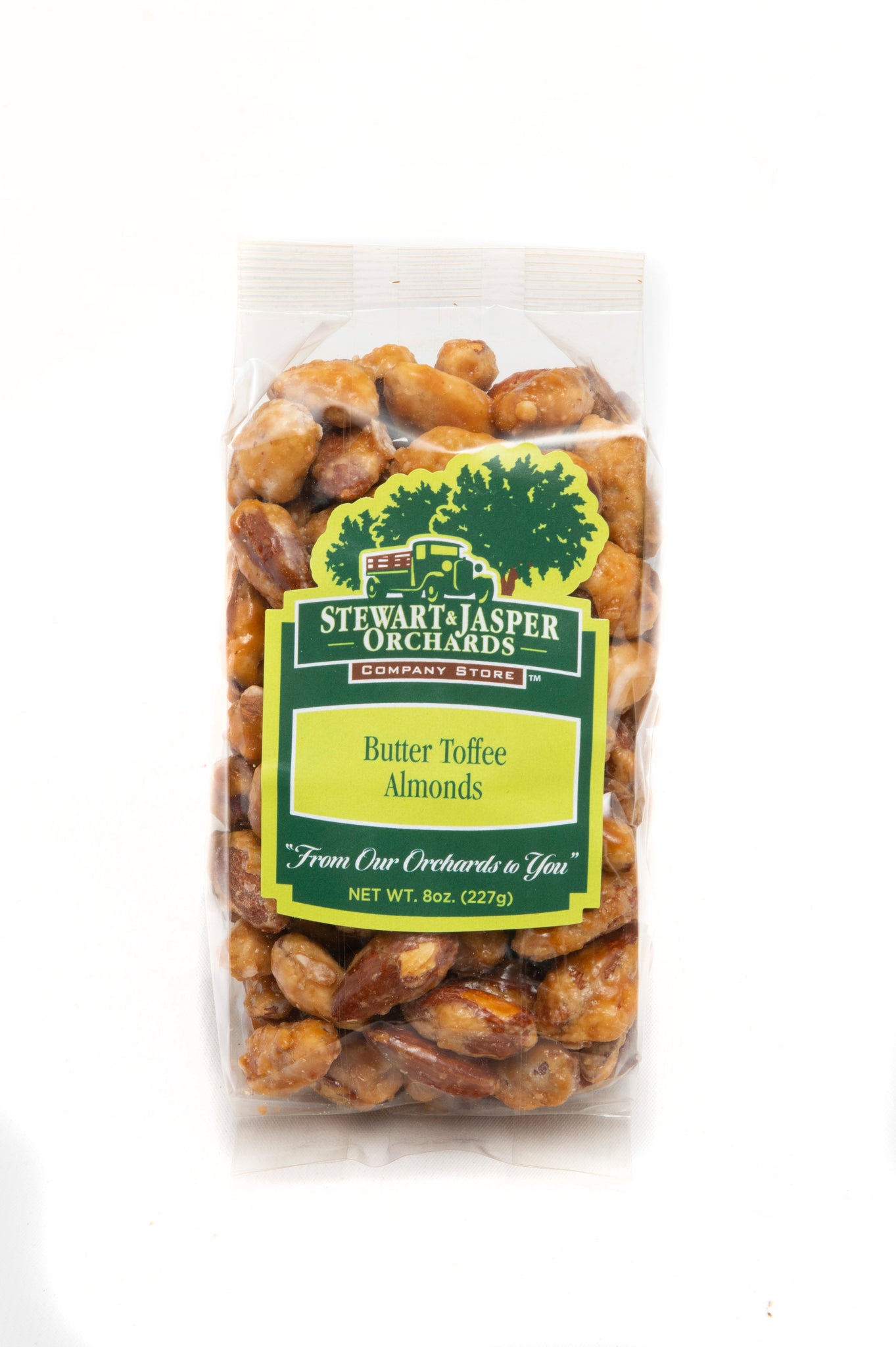 Butter Toffee Glazed Almonds – Stewart & Jasper Orchards