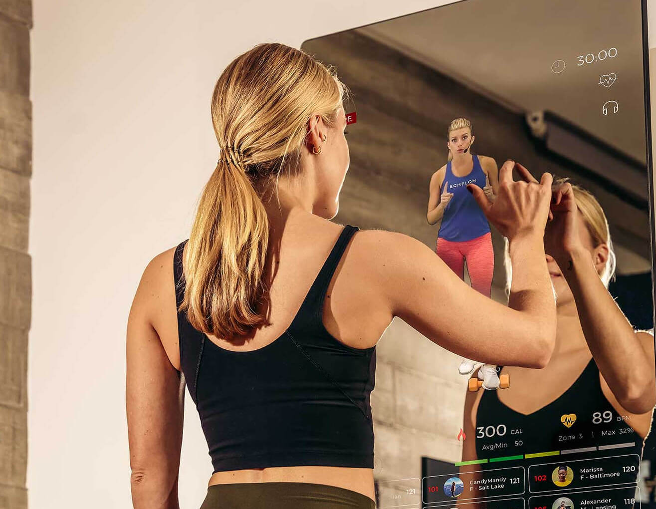 Reflect Smart Touchscreen Fitness Mirror
