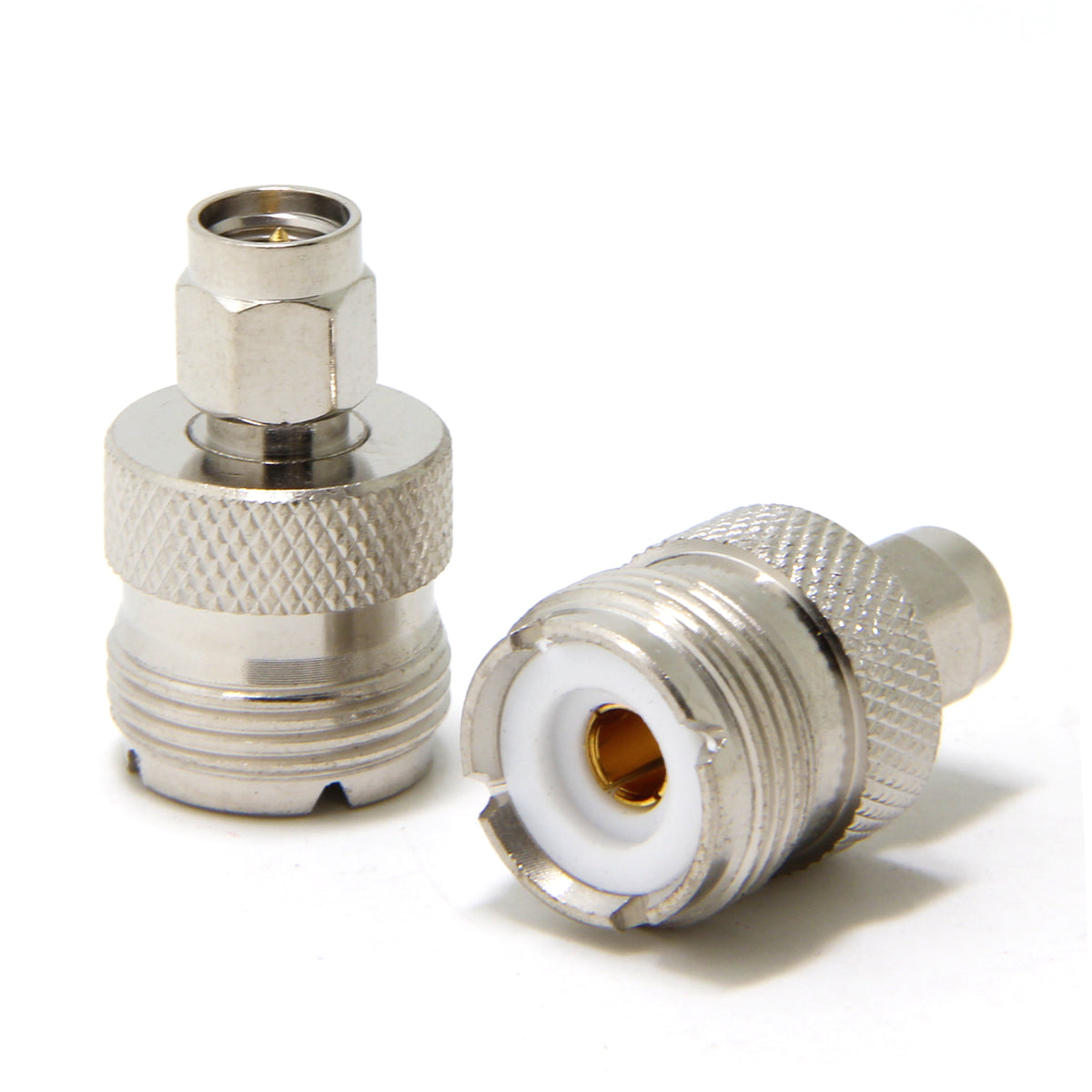 Rf Coaxial Coax Adapter Connector Uhf Female So 239 To Sma Male Plug Ancable