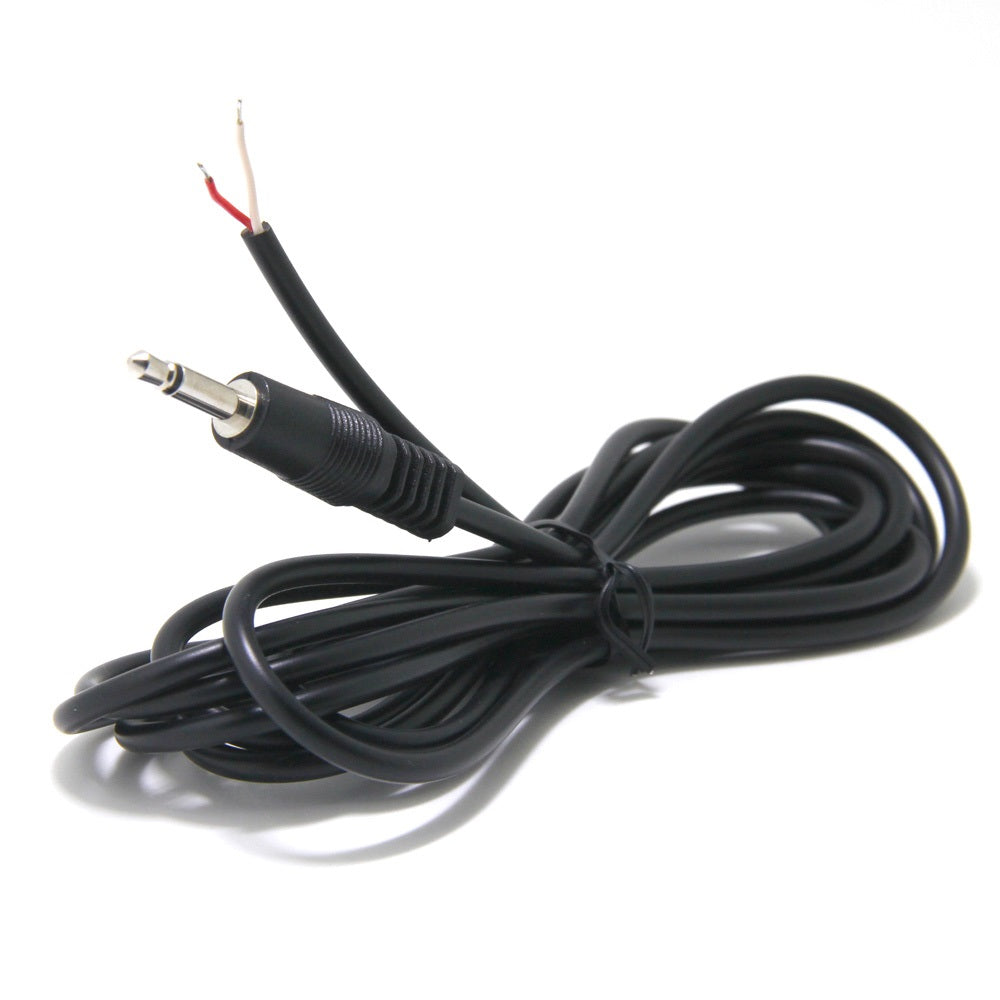 Ancable 3.5mm 1/8" Monaural Mini Mono Plug to Bare Wire 6-Feet - 12V DC Trigger ON/Off Cable