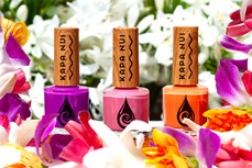 kapa nui non toxic nail polish lei collection wrapped in a lei