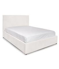 A good night’s rest never looked better. Top-selling Julia is everything you want in a stylish bed with a great price point to match. With thinner rails plus a storage option, this bed is perfect for smaller spaces. The padded French-seamed headboard is designed with a durable 100% polyester fabric.