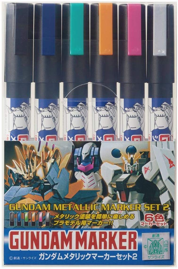 2X Mr.Hobby Gundam Marker Pen GUNPLA [Fine Tip For Panel Line] GM01 Line  Pen - Realistic Reborn Dolls for Sale