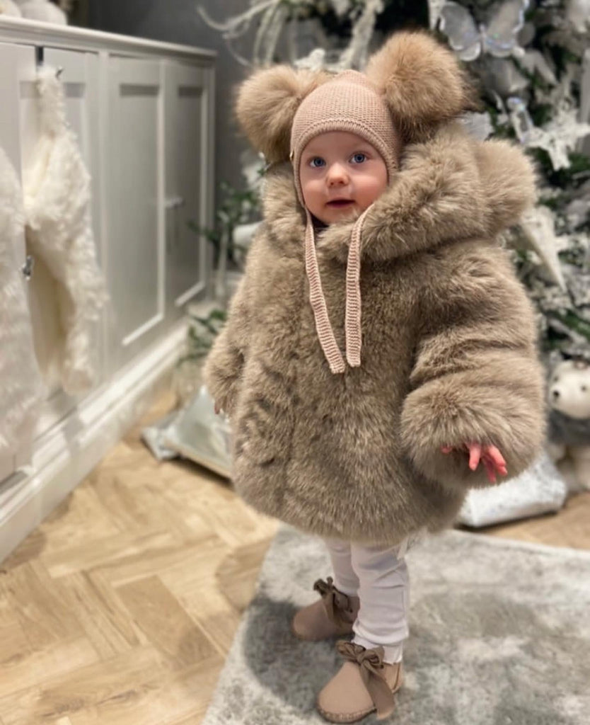 Baby fur shop jacket