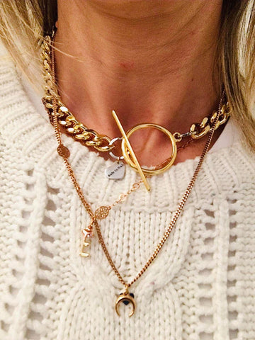 Layered Necklaces: A Chic Jewelry Layering Example