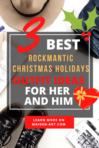 3 Best Rockmantic Winter Holidays Outfits Ideas for Her and Him.