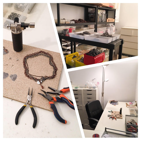behind the scene, my world of creation, my atelier and laboratory
