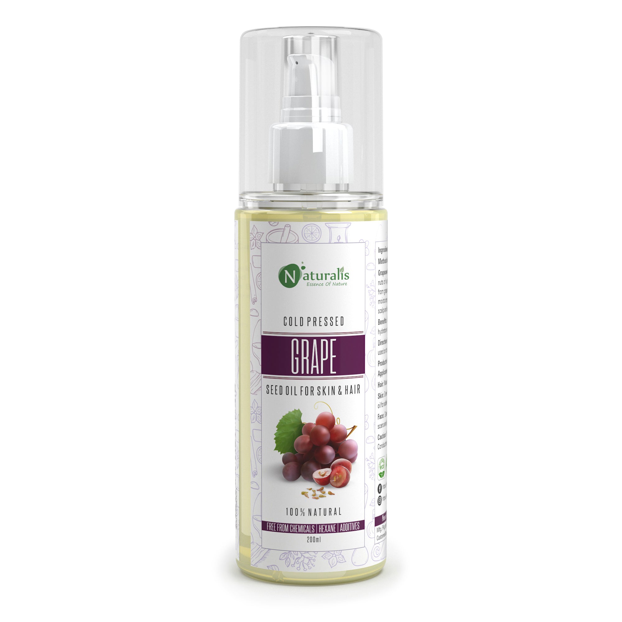 Grapeseed Oil for FrizzFree Hair  Moisturized Even Skin Tone