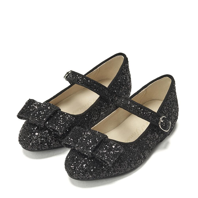 Designer children Ellen Glitter black shoes for Baby Girls – Age of ...