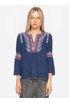 Willow Flare Sleeve Boho Blouse