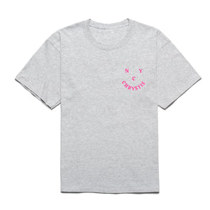 Smile logo T-shirt_Ash Grey