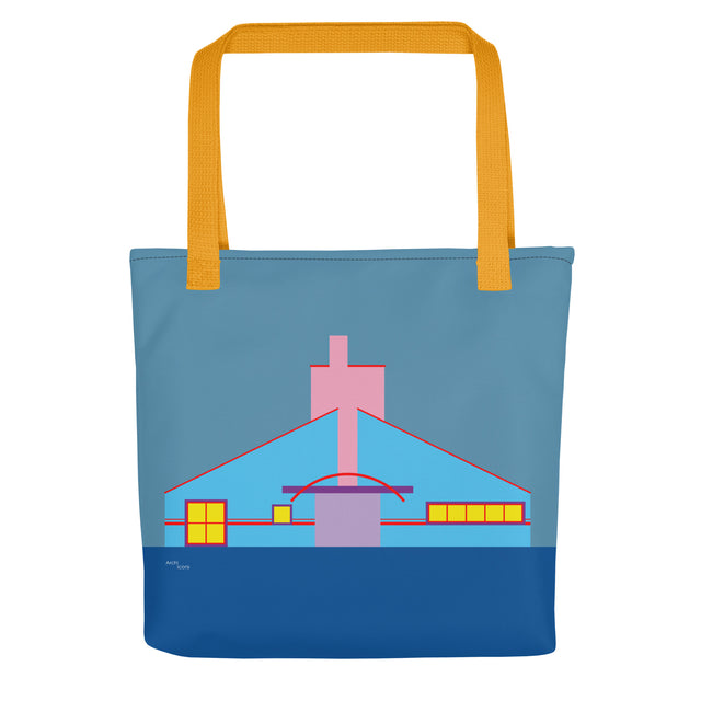 Picture of Vanna Venturi House Blue Tote Bags