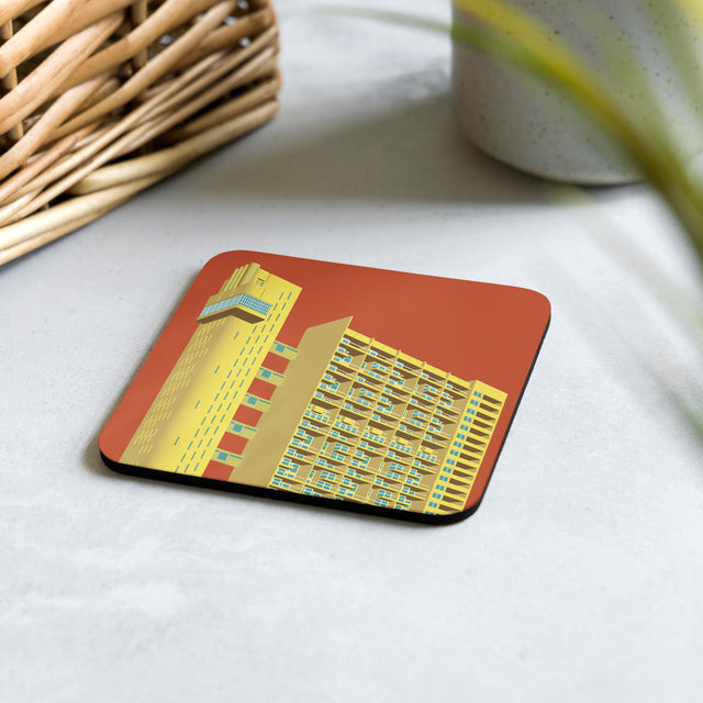 Picture of Trellick Tower Cork-back Coaster