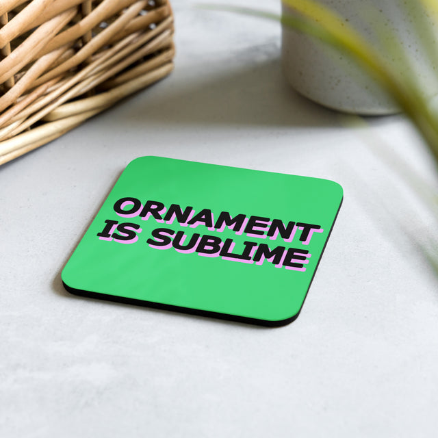 Picture of Ornament is Sublime Green Coaster