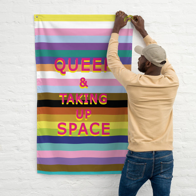 Picture of Queer & Taking up Space Rainbow Flag