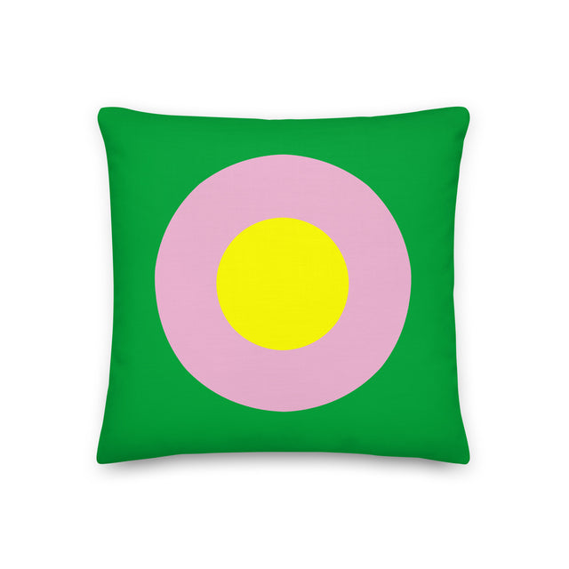 Picture of Emerald Green, Yellow & Pink Single Chromadot Cushions