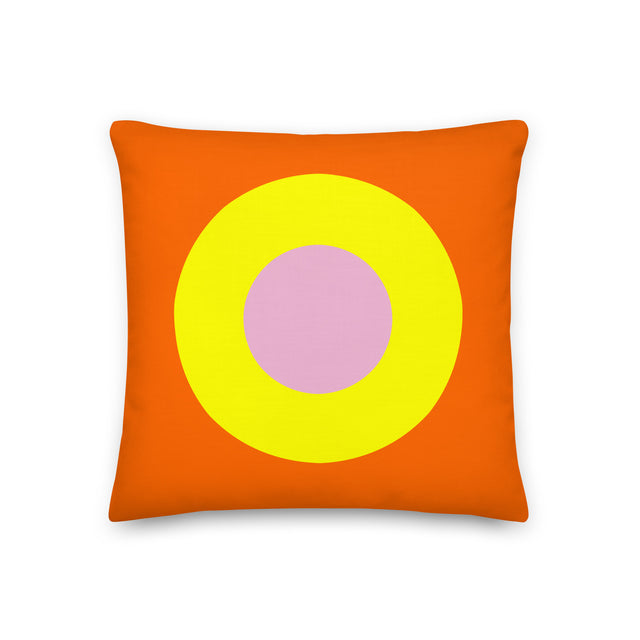 Picture of Tiger Orange, Yellow & Pink Single Chromadot Cushions