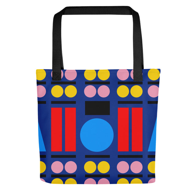 Picture of "Sapphic Central Line" Admiral Blue Tote Bag