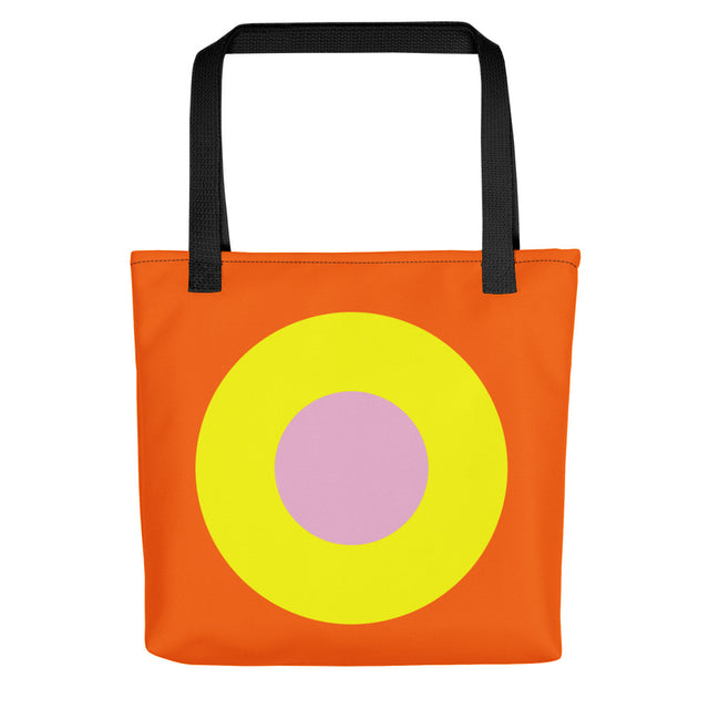 Picture of Tiger Orange, Yellow & Pink Single Chromadot Tote