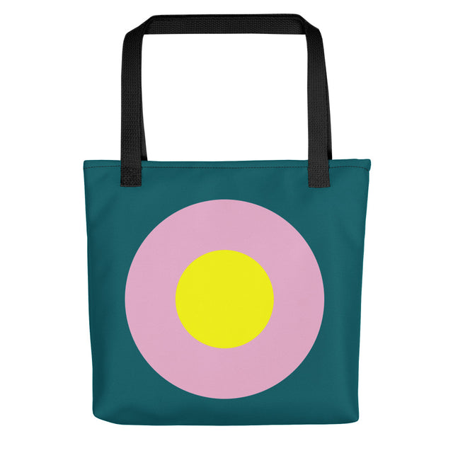 Picture of Deep Teal, Yellow & Pink Single Chromadot Tote