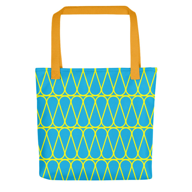 Picture of Blue & Yellow Insulation Tote Bags